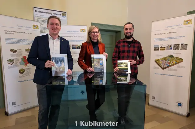 Benjamin Boml, Gabriele Lanzl und Josef Lingauer