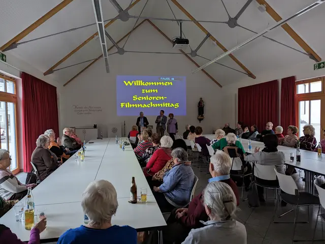 Filmnachmittag im Nittenauer Pfarrsaal. 