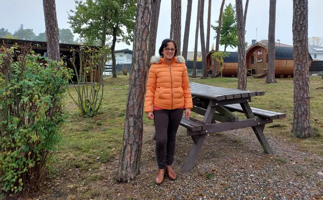 Beata Käsz am Nittenauer Campingplatz