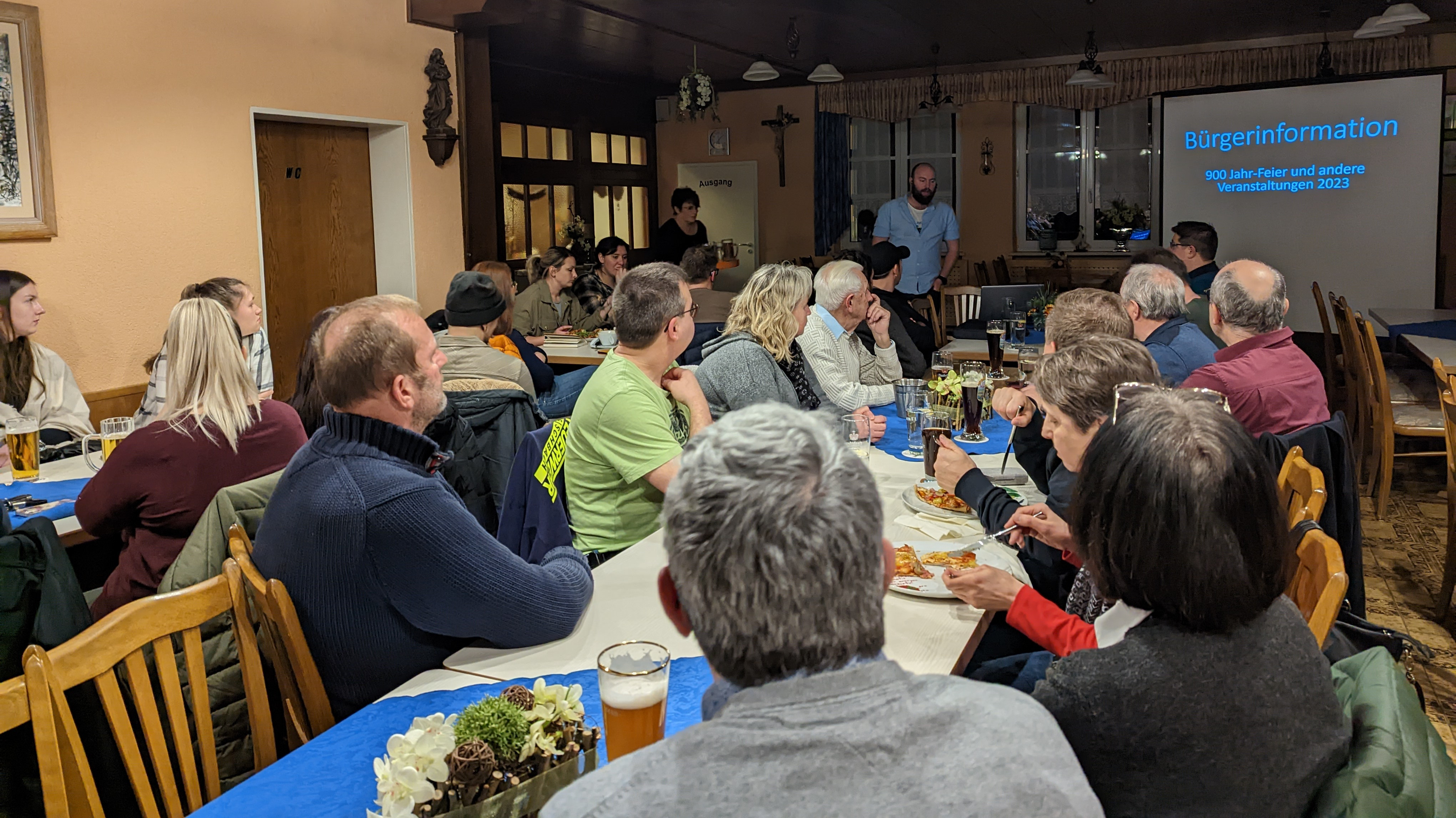 Informationsabend im Gasthaus zur Sonne in Brunn