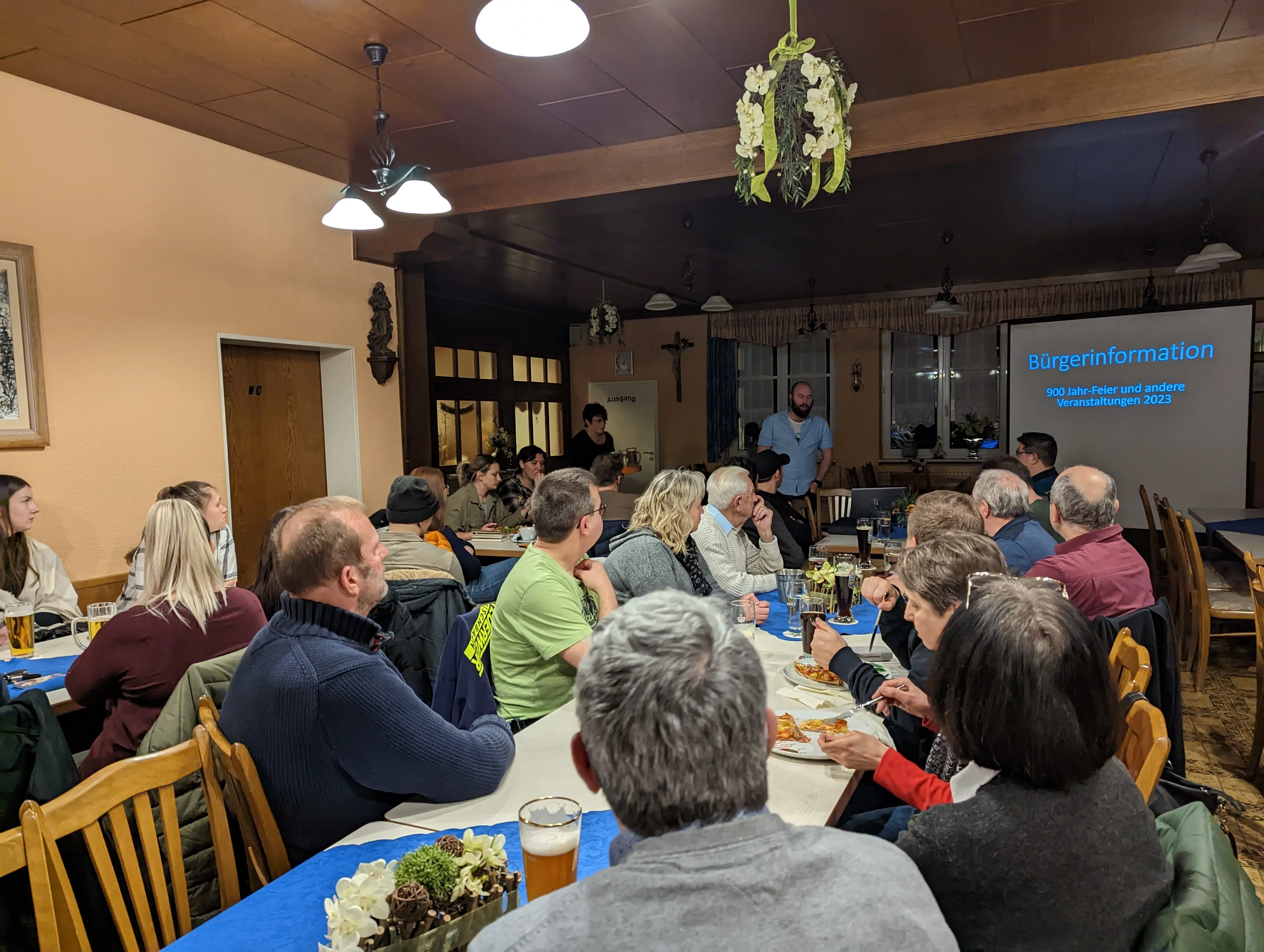 Informationsabend im Gasthaus zur Sonne in Brunn